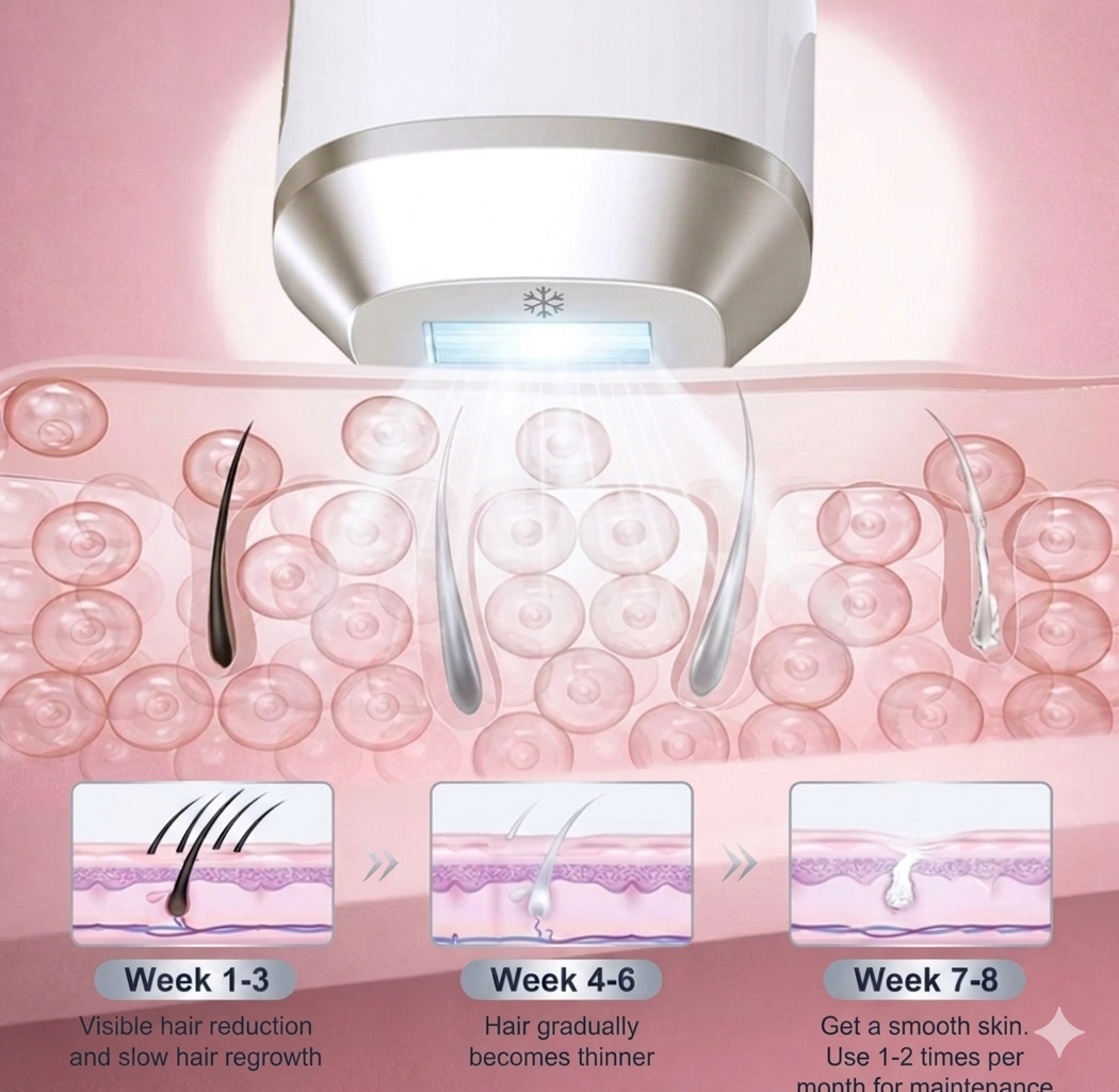 Iconic Sapphire™
IPL Hair Removal & Skin Care System