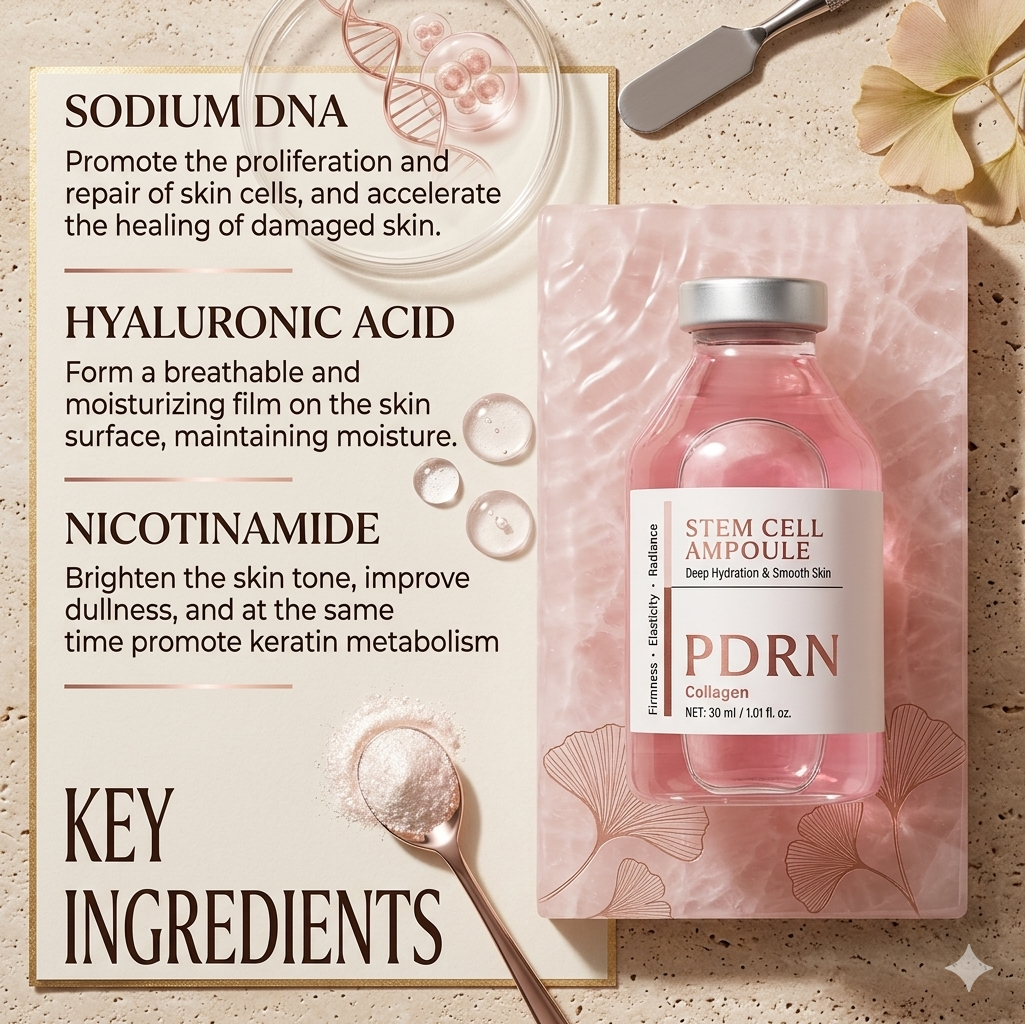 Pink PDRN Collagen Control Stem Cell Ampoule