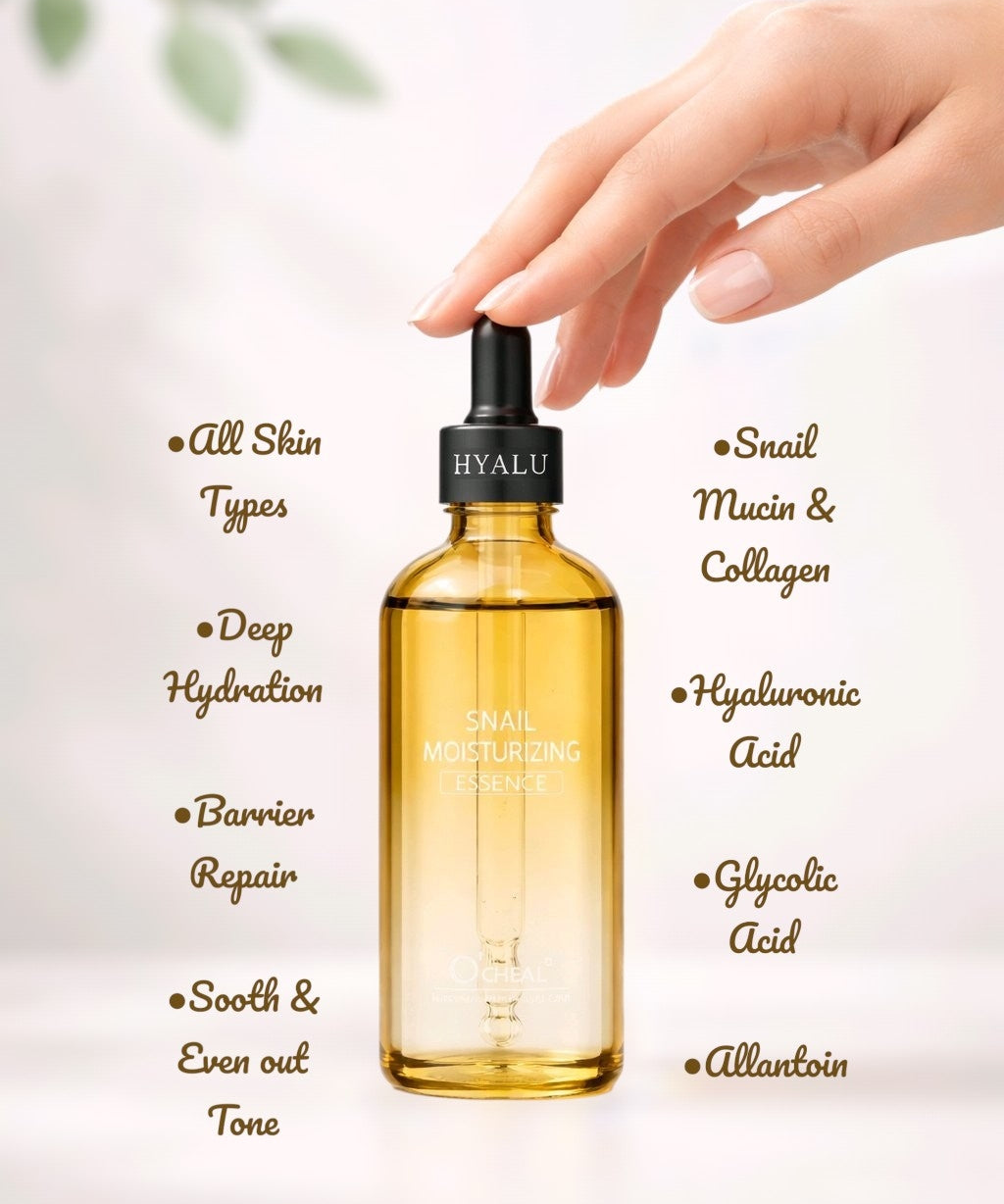 Snail Mucin Essence with Hyaluronic Acid
